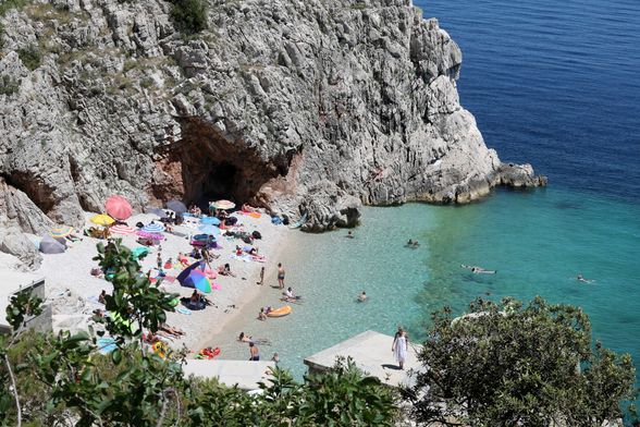 Plaža Klančac nedaleko od Brseča prava je oaza - 5