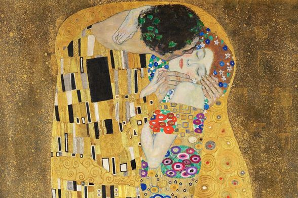 Gustav Klimt 'Poljubac'