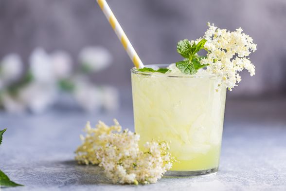 Koktel s domaćim likerom od bazge