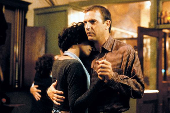 Whitney Houston i Kevin Costner