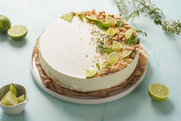Mojito cheesecake možete ukrasiti po želji