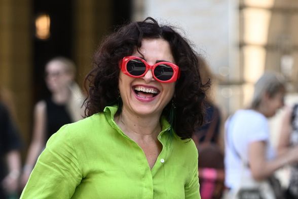 Dama iz Zagreba nosila je izdanje u kojem dominira zelena boja