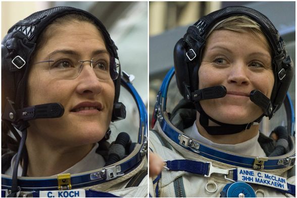 Christina Koch i Anne McClain