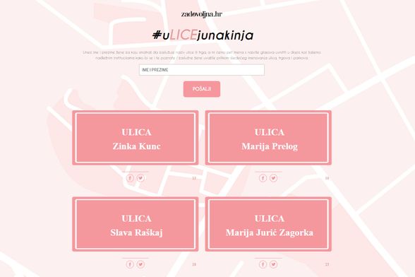 #uLICEjunakinja