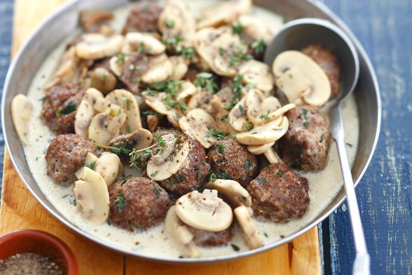 Okruglice u umaku od šampinjona