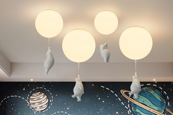 Lampa u obliku polarnog medvjedića