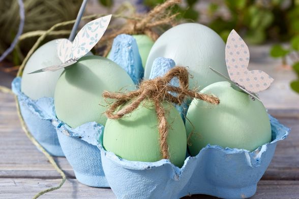 Kutija za jaja može postati odlična baza vašeg uskrsnog aranžmana
