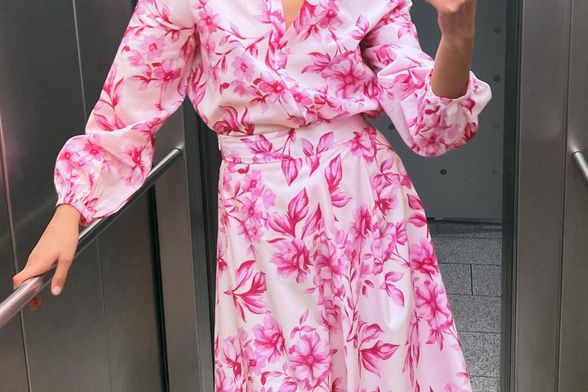 Komplet iz Zare krasi cvjetni uzorak