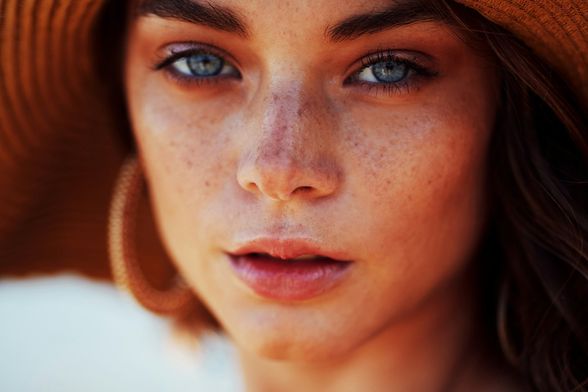 Žena s prekrasnom kožom