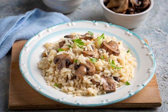 Riža s gljivama