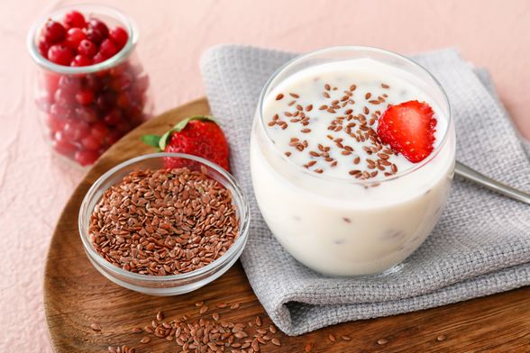 Kefir i lanene sjemenke