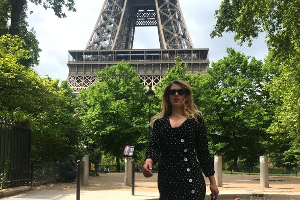 Pariška street style kombinacija Mile Kovačević