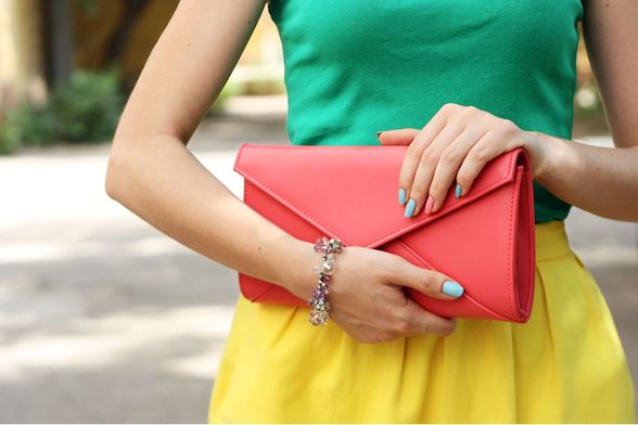 Torbica u koraljnoj boji