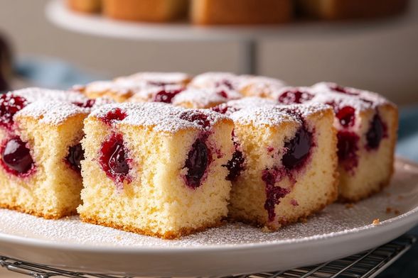 Kolač s višnjama na čaše