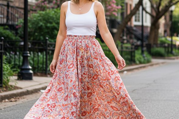 Maksi suknje su omiljeni dodatak proljetoj garderobi