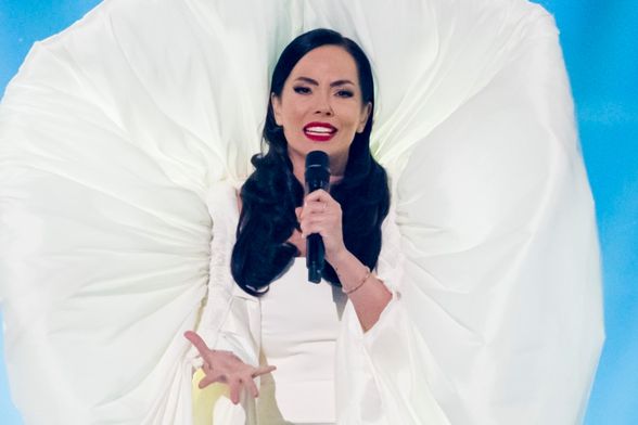 Crnogorska predstavnica Nina Žižić u drugom polufinalu Eurosonga 2025.