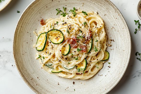 Carbonara s tikvicama