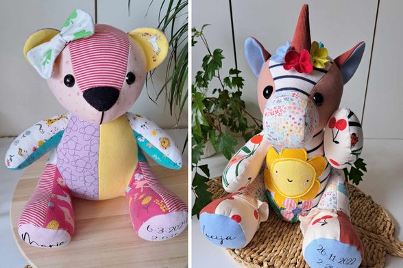 Hrvatski brend Sweet Memories izrađuje preslatke medvjediće, jednoroge i laviće od dječje robice - 20