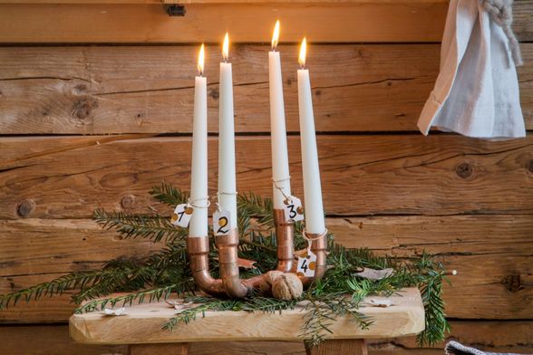 Adventski vijenci s konusnim svijećama - 11