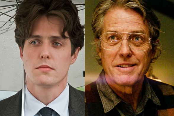 Hugh Grant 1994. u filmu Četiri vjenčanja i sprovod i 2024. u filmu Heretic