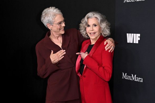 Jane Fonda i Jamie Lee Curtis na dodjeli nagrada WIF