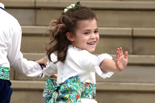 Theodora Williams, kći Robbieja Williamsa bila je djeveruša na vjenčanju princeze Eugenie - 1