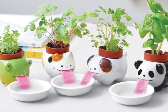 Keramičke životinje pobrinut će se za hidrataciju biljke