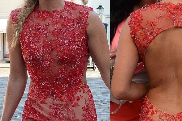 Janica Kostelić privlačila je poglede svojom haljinom na vjenčanju na kojem je bila kuma