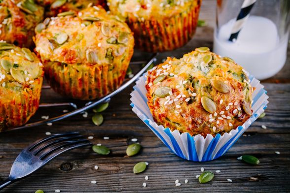 Muffini s bundevom i fetom