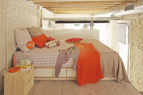 Narančasta boja u interijeru - 10