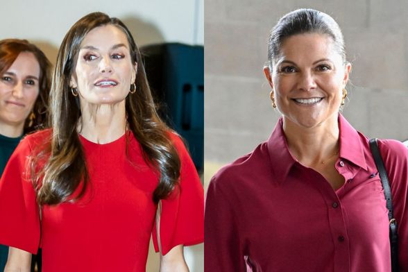 Kraljica Letizia i princeza Victoria u crvenim kombinacijama