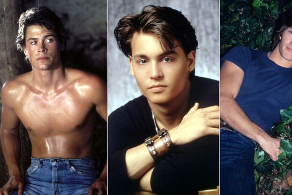 Rob Lowe, Johnny Depp i Patrick Swayze