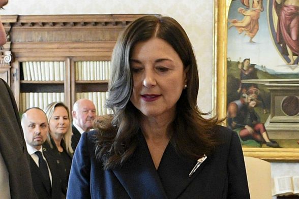 Sanja Musić Milanović u audijenciji kod pape Lava XIV.