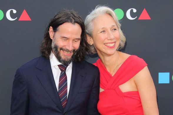 Keanu Reeves i Alexandra Grant 2022.