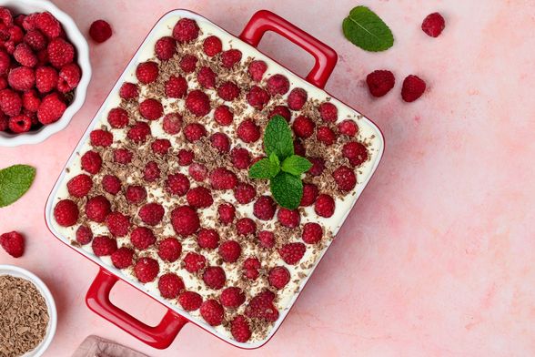 Tiramisu s malinama