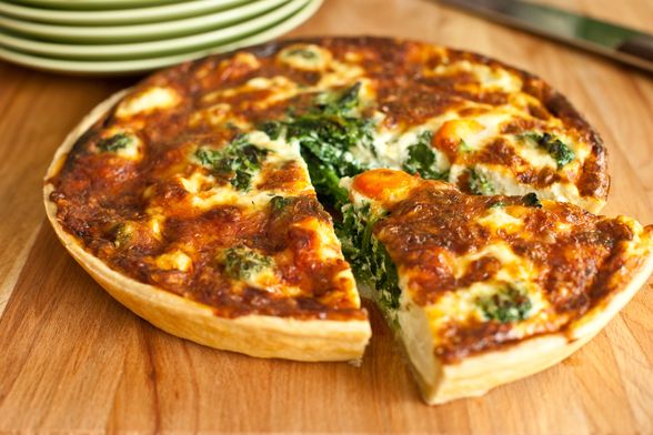 Quiche sa špinatom i sirom