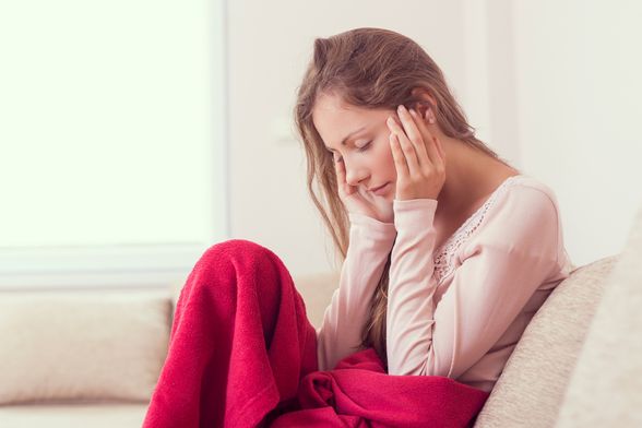 Žena s glavoboljom
