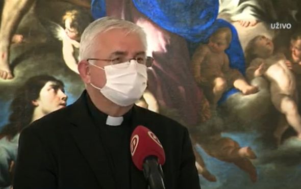 Mons. Mladen Uzinić i Mario Jurič - 1