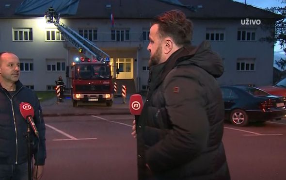 Dražen Naglić, koordinator Stožera civilne zaštite Glina, i Andrija Jarak