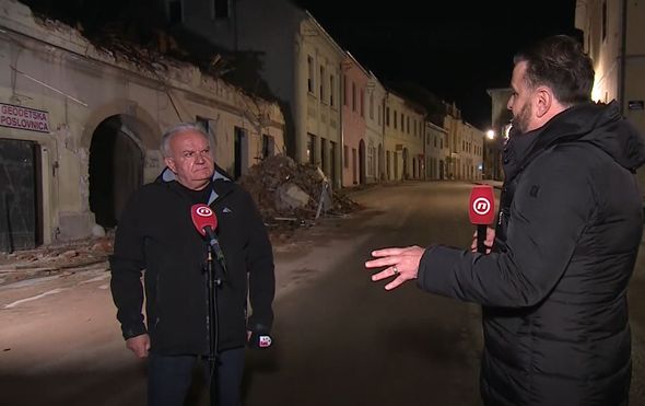 Darinko Dumbović, gradonačelnik Petrinje, i Andrija Jarak