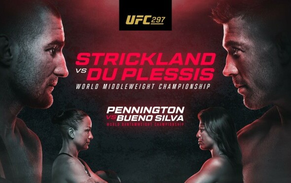 UFC 297 Strickland protiv Du Plessisa