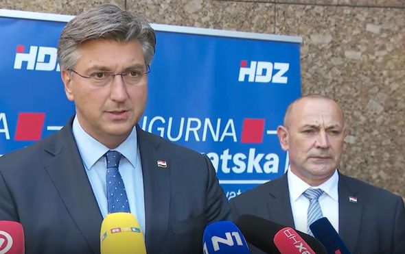 Andrej Plenković i Tomo Medved