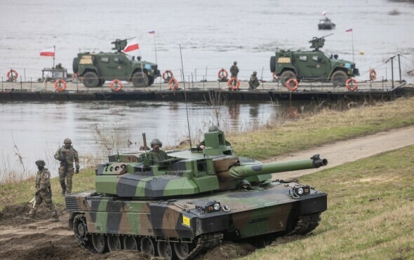 Francuski tenk Leclerc tijekom NATO vježbe