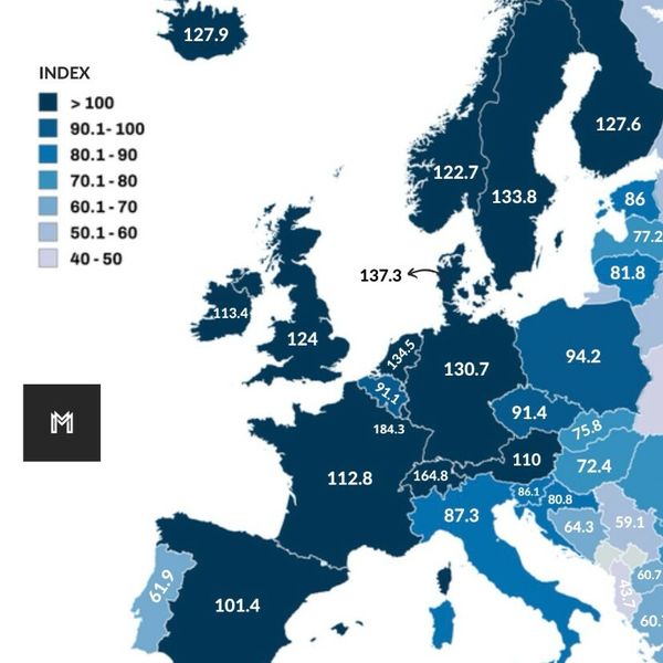 Objavljeni podaci o kupovnoj moći u Europi