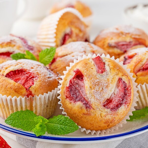 Mekani, sočni i voćni: Recept za najbolje muffine s jagodama