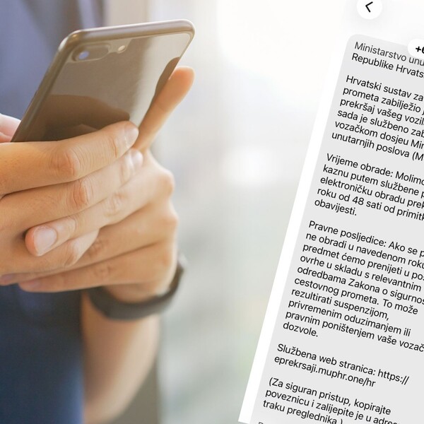 Građani dobili poruke o prometnim prekršajima, policija upozorava: Zanemarite