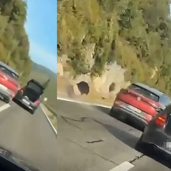 Auto zaustavio nasred ceste pa zamalo nastradao