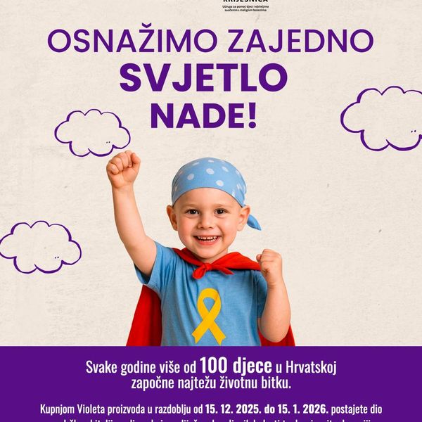 Violeta pokreće humanitarnu kampanju za Udrugu Krijesnica