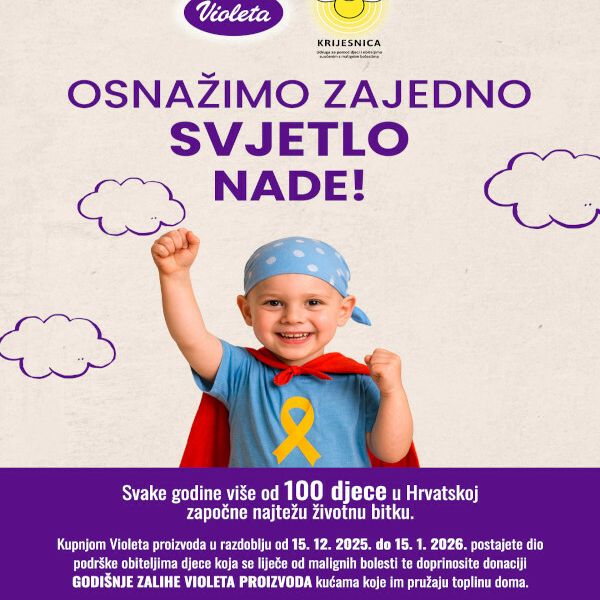 Violeta pokreće humanitarnu kampanju za Udrugu Krijesnica