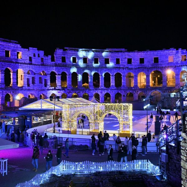 Klizalište u pulskoj Areni 2025.